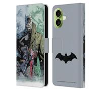 Head Case Designs Licenza Ufficiale Batman DC Comics Hush Copertine di Libri Comici Famosi Custodia Portafoglio in Pelle Compatibile con Apple iPhone 17