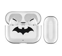 Head Case Designs Licenza Ufficiale Batman DC Comics Hush Logos Trasparente Dura Cristallina Compatibile con Apple AirPods PRO Charging Case