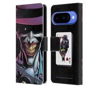 Head Case Designs Licenza Ufficiale Batman DC Comics il comico Three Jokers Custodia Portafoglio in Pelle Compatibile con Google Pixel 10