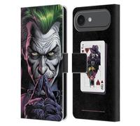 Head Case Designs Licenza Ufficiale Batman DC Comics Il Criminale Three Jokers Custodia Portafoglio in Pelle Compatibile con Apple iPhone 17 Air