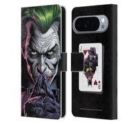 Head Case Designs Licenza Ufficiale Batman DC Comics Il criminale Three Jokers Custodia Portafoglio in Pelle Compatibile con Google Pixel 10 Pro XL