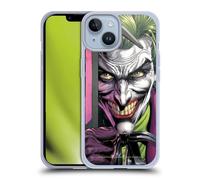 Head Case Designs Licenza Ufficiale Batman DC Comics Il Pagliaccio Three Jokers Custodia in Gel [Protezione di Grado Militare] Compatibile con Apple iPhone 14 E Compatibile con MagSafe
