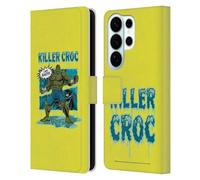Head Case Designs Licenza Ufficiale Batman DC Comics Killer Croc La Fuga dei Villani Custodia Portafoglio in Pelle Compatibile con Samsung Galaxy S26 Ultra