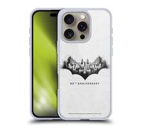 Head Case Designs Licenza Ufficiale Batman DC Comics Logo Gotham 80esimo Anniversario Custodia in Gel [Protezione di Grado Militare] Compatibile con Apple iPhone 16 PRO E Compatibile con MagSafe