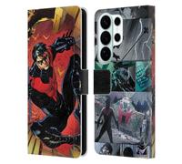 Head Case Designs Licenza Ufficiale Batman DC Comics Logo Rosso Vestito #1 2011 Nightwing Custodia Portafoglio in Pelle Compatibile con Samsung Galaxy S26 Ultra