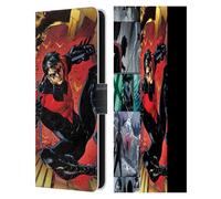 Head Case Designs Licenza Ufficiale Batman DC Comics Logo Rosso Vestito #1 2011 Nightwing Custodia Portafoglio in Pelle Compatibile con Samsung Galaxy S25 Fe