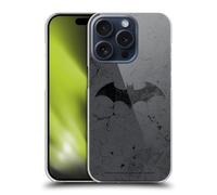Head Case Designs Licenza Ufficiale Batman DC Comics Logo Sdrucito Hush Custodia Cover Dura per Parte Posteriore Compatibile con Apple iPhone 15 PRO