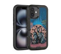 Head Case Designs Licenza Ufficiale Batman DC Comics Maledizione Knightfall Alza il volume Copertine Di Libri Comici Famosi Custodia Antiurto Ultra Blindata compatibile con Apple iPhone 16