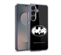 Head Case Designs Licenza Ufficiale Batman DC Comics Marmoreo Logos Custodia in Gel [Protezione di Grado Militare] Compatibile con Samsung Galaxy S25 E Compatibile con MagSafe