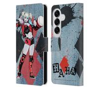 Head Case Designs Licenza Ufficiale Batman DC Comics Martello in Legno Harley Quinn Grafiche Custodia Portafoglio in Pelle Compatibile con Samsung Galaxy S26