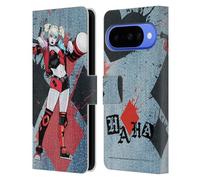 Head Case Designs Licenza Ufficiale Batman DC Comics Martello in Legno Harley Quinn Grafiche Custodia Portafoglio in Pelle Compatibile con Google Pixel 10