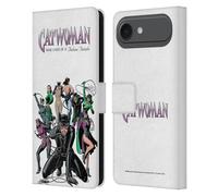 Head Case Designs Licenza Ufficiale Batman DC Comics Nove Vite di Un Felino Fatale Catwoman Custodia Portafoglio in Pelle Compatibile con Apple iPhone 17 Air