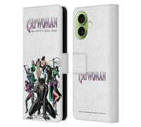 Head Case Designs Licenza Ufficiale Batman DC Comics Nove Vite di Un Felino Fatale Catwoman Custodia Portafoglio in Pelle Compatibile con Apple iPhone 17