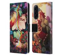 Head Case Designs Licenza Ufficiale Batman DC Comics Poison Ivy & Harley Quinn Gotham City Sirens Custodia Portafoglio in Pelle Compatibile con Samsung Galaxy A17 4G / 5G