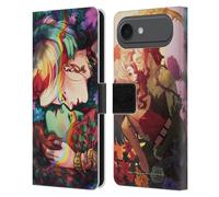 Head Case Designs Licenza Ufficiale Batman DC Comics Poison Ivy & Harley Quinn Gotham City Sirens Custodia Portafoglio in Pelle Compatibile con Apple iPhone 17 Air