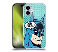 Head Case Designs Licenza Ufficiale Batman DC Comics Pop Art Moda Vintage Custodia Cover Dura per Parte Posteriore Compatibile con Apple iPhone 16