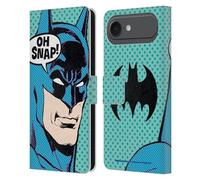 Head Case Designs Licenza Ufficiale Batman DC Comics Pop Art Moda Vintage Custodia Portafoglio in Pelle Compatibile con Apple iPhone 17 Air