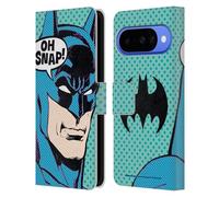 Head Case Designs Licenza Ufficiale Batman DC Comics Pop Art Moda Vintage Custodia Portafoglio in Pelle Compatibile con Google Pixel 10