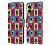 Head Case Designs Licenza Ufficiale Batman DC Comics Pop Art Testa Moda Vintage Custodia Portafoglio in Pelle Compatibile con Apple iPhone 17