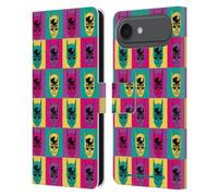 Head Case Designs Licenza Ufficiale Batman DC Comics Pop Art Testa Moda Vintage Custodia Portafoglio in Pelle Compatibile con Apple iPhone 17 Air