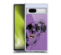 Head Case Designs Licenza Ufficiale Batman DC Comics Porpora Logos Custodia in Gel [Protezione di Grado Militare] Compatibile con Google Pixel 7a