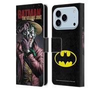 Head Case Designs Licenza Ufficiale Batman DC Comics The Killing Joke Copertine di Libri Comici Famosi Custodia Portafoglio in Pelle Compatibile con Apple iPhone 17 PRO