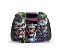 Head Case Designs Licenza Ufficiale Batman DC Comics Three Jokers Galleria dei Furfanti Vinile Sticker Gaming Pelle Adesivo Compatibile con Nintendo Switch Joy-con Controller