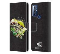 Head Case Designs Licenza Ufficiale Ben 10: Omniverse Esplosione di Calore Grafica Custodia Cover in Pelle a Portafoglio Compatibile con Motorola Moto G Play (2023)