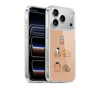 Head Case Designs Licenza Ufficiale Beth Wilson Boxes Gatti Doodle 2 Custodia in Gel [Protezione di Grado Militare] Compatibile Con Apple iPhone 17 Pro E Compatibile Con MagSafe