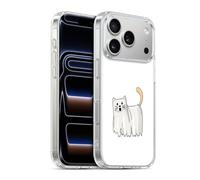 Head Case Designs Licenza Ufficiale Beth Wilson Fantasma Di Halloween Gatti Doodle 2 Custodia in Gel [Protezione di Grado Militare] Compatibile Con Apple iPhone 17 Pro E Compatibile Con MagSafe