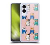 Head Case Designs Licenza Ufficiale Beth Wilson Professionals Gatti Doodle 2 Custodia in Gel [Protezione di Grado Militare] Compatibile con Samsung Galaxy S25 Edge