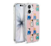 Head Case Designs Licenza Ufficiale Beth Wilson Professionals Gatti Doodle 2 Custodia in Gel [Protezione di Grado Militare] Compatibile Con Apple iPhone 17 E Compatibile Con MagSafe