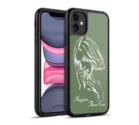 Head Case Designs Licenza Ufficiale Billie Eilish Album Stencil Verde Happier Than Ever Cover in Gel Rinforzata [Protezione di Grado Militare] Compatibile con Apple iPhone 11