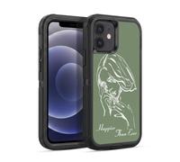 Head Case Designs Licenza Ufficiale Billie Eilish Album Stencil Verde Happier Than Ever Custodia Antiurto Ultra Blindata compatibile con Apple iPhone 12 / iPhone 12 Pro
