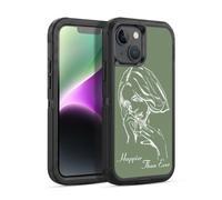 Head Case Designs Licenza Ufficiale Billie Eilish Album Stencil Verde Happier Than Ever Custodia Antiurto Ultra Blindata compatibile con Apple iPhone 14