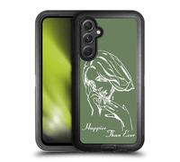 Head Case Designs Licenza Ufficiale Billie Eilish Album Stencil Verde Happier Than Ever Custodia Antiurto Ultra Blindata compatibile con Samsung Galaxy A54 5G