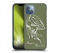 Head Case Designs Licenza Ufficiale Billie Eilish Album Stencil Verde Happier Than Ever Custodia Cover Dura per Parte Posteriore Compatibile con Apple iPhone 13