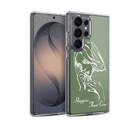 Head Case Designs Licenza Ufficiale Billie Eilish Album Stencil Verde Happier Than Ever Custodia in Gel [Protezione di Grado Militare] Compatibile con Samsung Galaxy S26 Ultra