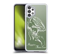 Head Case Designs Licenza Ufficiale Billie Eilish Album Stencil Verde Happier Than Ever Custodia in Gel [Protezione di Grado Militare] Compatibile con Samsung Galaxy A13 (2022)