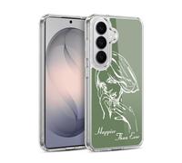 Head Case Designs Licenza Ufficiale Billie Eilish Album Stencil Verde Happier Than Ever Custodia in Gel [Protezione di Grado Militare] Compatibile con Samsung Galaxy S26 Plus