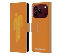 Head Case Designs Licenza Ufficiale Billie Eilish Blohsh Arancione Arte Chiave Custodia Portafoglio in Pelle Compatibile con Apple iPhone 18 Pro