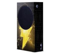 Head Case Designs Licenza Ufficiale Black Adam Fulmine Logo Grafica Arte Console Da Gioco Wrap Compatibile con Xbox Series S Console