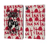 Head Case Designs Licenza Ufficiale Black Sabbath Skull Cross World Tour Arte Chiave Custodia Portafoglio in Pelle Compatibile con Apple iPad PRO 13 M4 2024
