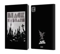 Head Case Designs Licenza Ufficiale Black Sabbath Victory Arte Chiave Custodia Portafoglio in Pelle Compatibile con Apple iPad PRO 11 M4 2024