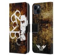 Head Case Designs Licenza Ufficiale Black Veil Brides Andy Arte da Band Custodia Portafoglio in Pelle Compatibile con Apple iPhone 15 Plus