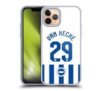 Head Case Designs Licenza Ufficiale Brighton FC Jan Paul van Hecke 2025/26 Giocatori Home Kit Custodia in Gel [Grado Militare] Compatibile Con Apple iPhone 11 Pro E Compatibile Con MagSafe