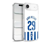 Head Case Designs Licenza Ufficiale Brighton FC Jan Paul van Hecke 25/26 Giocatori Home Kit Custodia in Gel [Grado Militare] Compatibile Con Apple iPhone 17 Air E Compatibile Con MagSafe