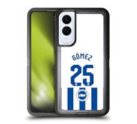 Head Case Designs Licenza Ufficiale Brighton & Hove Albion F.C Diego Gómez 2025/26 Giocatori Home Kit Custodia Antiurto Ultra Blindata Compatibile con Samsung Galaxy S25 Edge