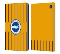 Head Case Designs Licenza Ufficiale Brighton & Hove Albion F.C Terza Kit per Badge 2025/26 Custodia Portafoglio in Pelle Compatibile con Amazon Fire 7 2022