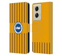 Head Case Designs Licenza Ufficiale Brighton & Hove Albion F.C Terza Kit per Badge 2025/26 Custodia Portafoglio in Pelle Compatibile con Motorola Moto G Stylus 5G (2024)